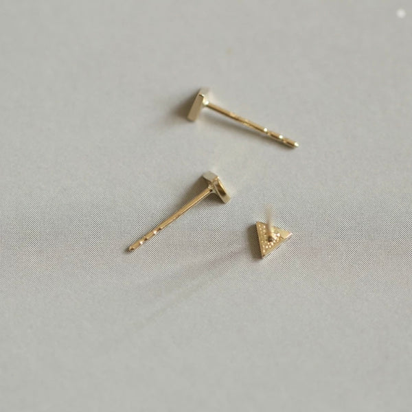 Earrings TREUGOL EMAL yellow gold