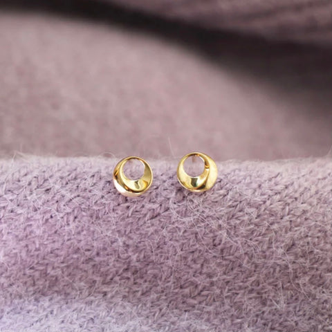 Earrings SFERA yellow gold