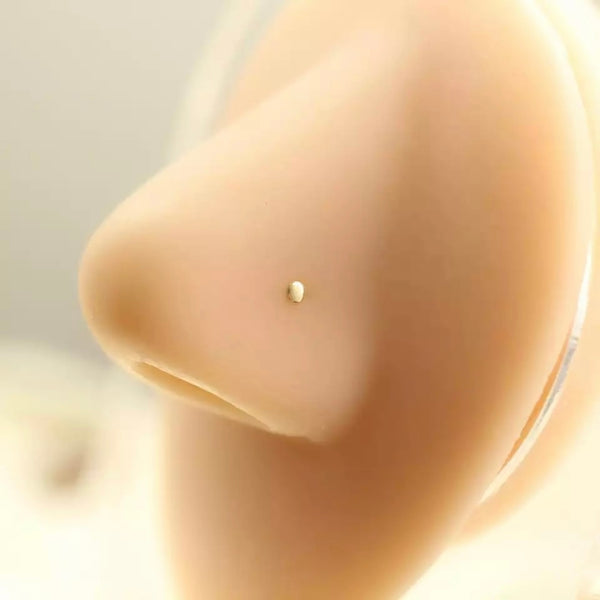 Nose piercing PROSTO yellow gold