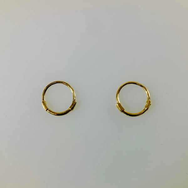 Earrings PROSTO yellow gold