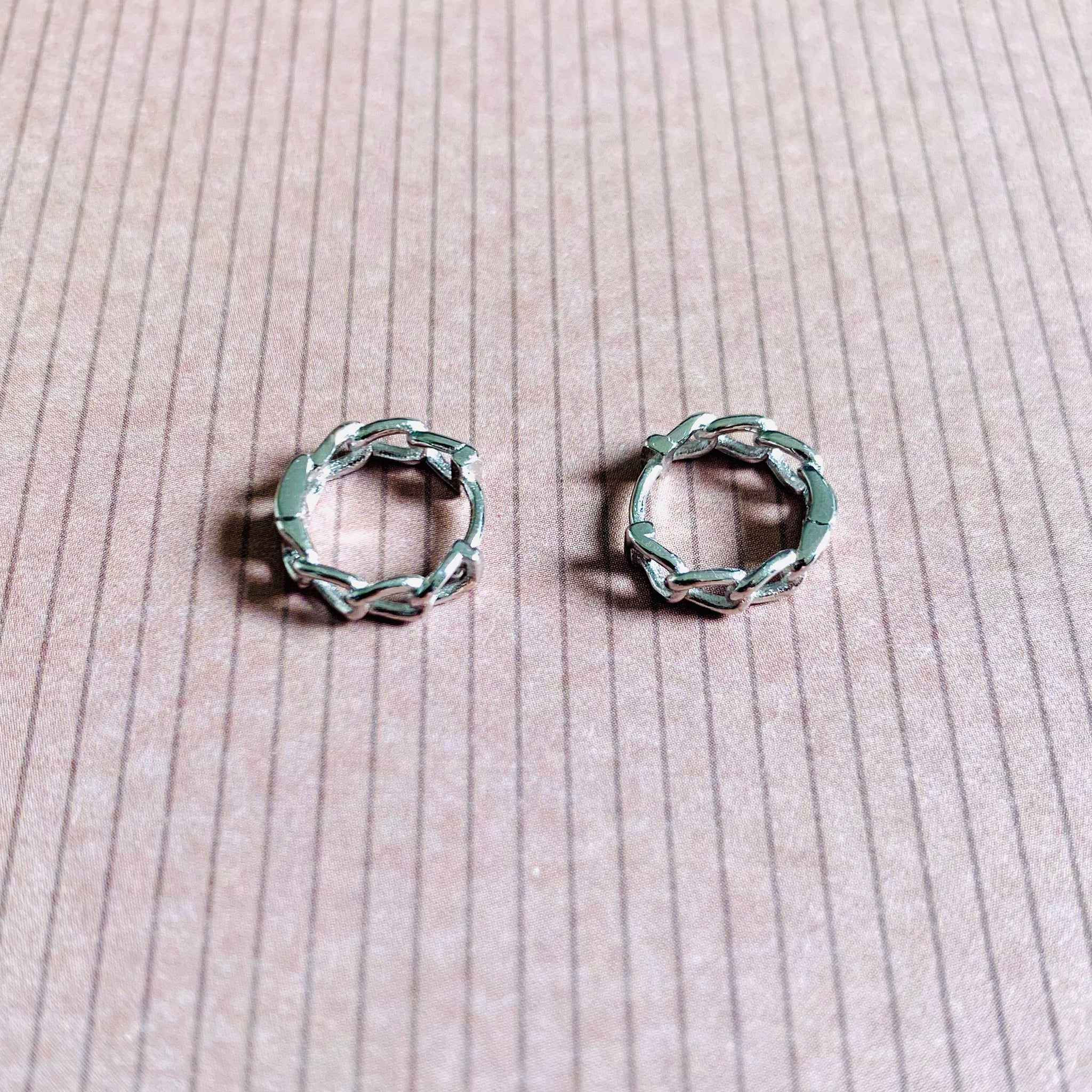 Earrings hoops ANNA silver